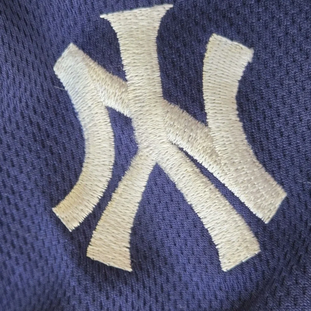 New York Yankees Jason‎ Giambi #25 Nike Yourh Jersey Boys Size S 8-10 Button Up